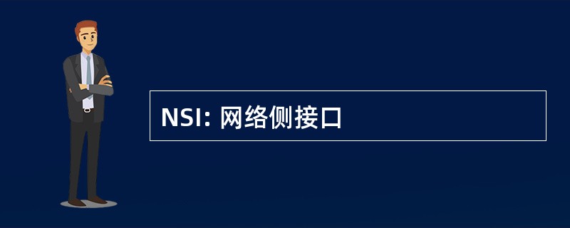 NSI: 网络侧接口