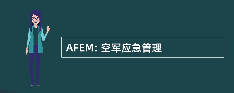 AFEM: 空军应急管理