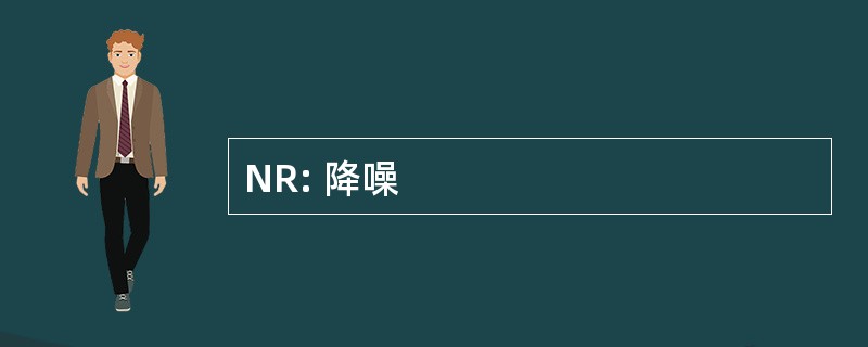 NR: 降噪