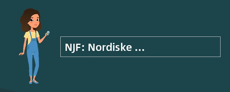 NJF: Nordiske Jordbrugsforskeres Forening