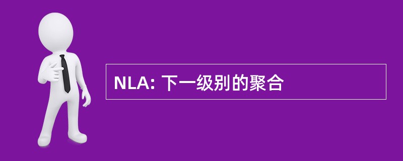 NLA: 下一级别的聚合