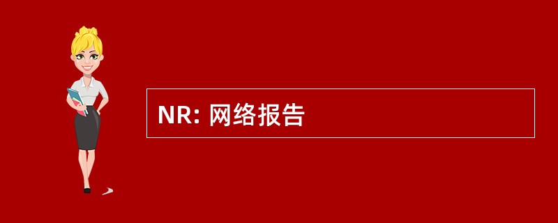 NR: 网络报告