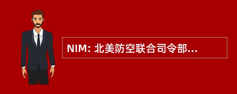 NIM: 北美防空联合司令部情报备忘录