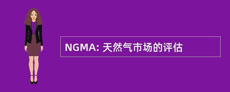 NGMA: 天然气市场的评估