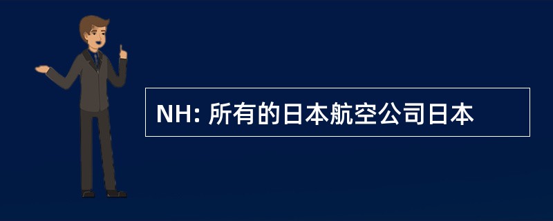 NH: 所有的日本航空公司日本