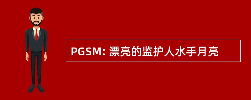 PGSM: 漂亮的监护人水手月亮