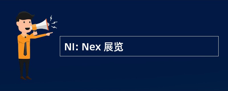 NI: Nex 展览