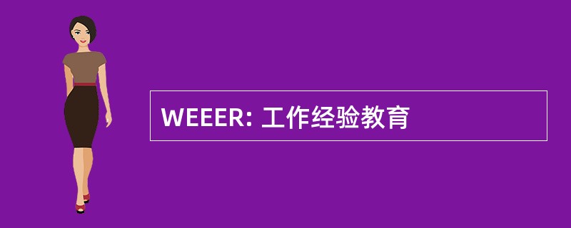 WEEER: 工作经验教育