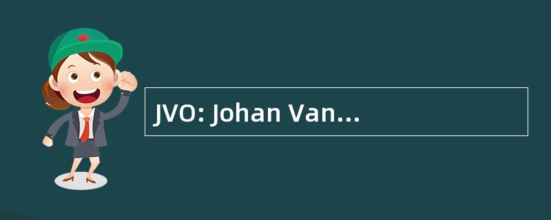 JVO: Johan Van Oldenbarnevelt