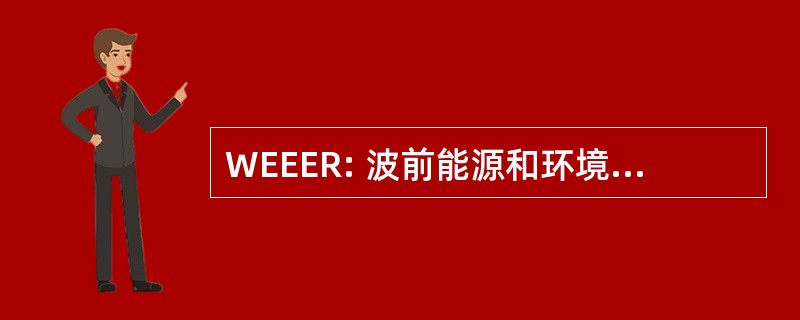 WEEER: 波前能源和环境服务公司。