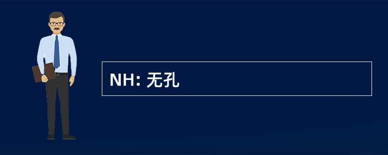 NH: 无孔