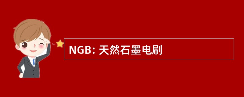 NGB: 天然石墨电刷