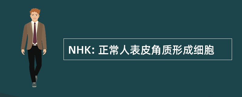 NHK: 正常人表皮角质形成细胞