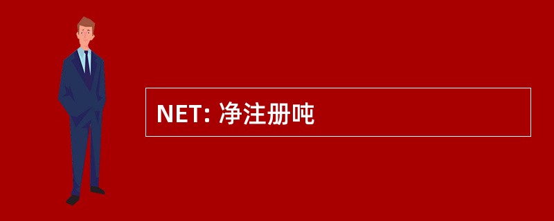 NET: 净注册吨