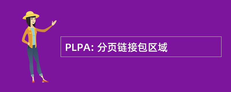 PLPA: 分页链接包区域