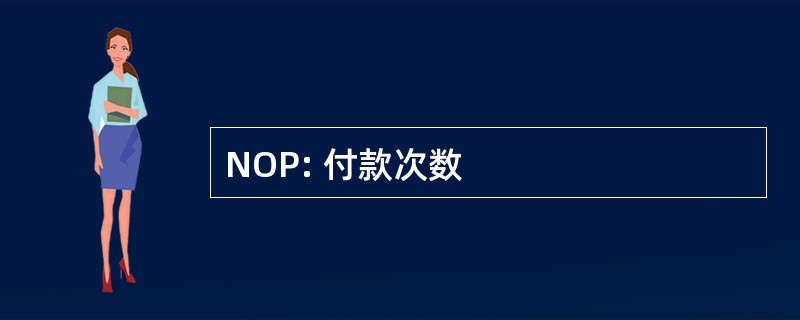 NOP: 付款次数