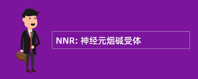 NNR: 神经元烟碱受体