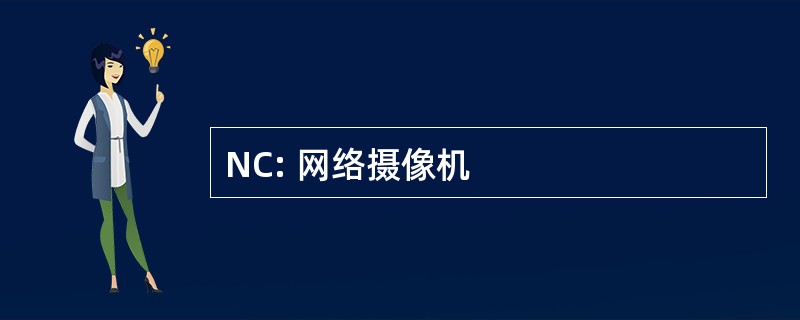 NC: 网络摄像机