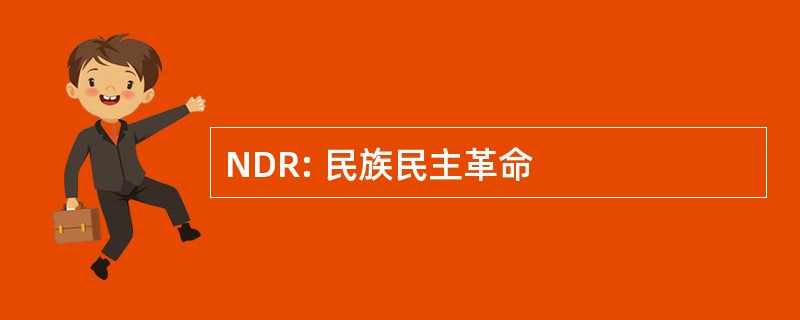 NDR: 民族民主革命