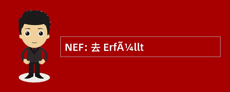 NEF: 去 ErfÃ¼llt