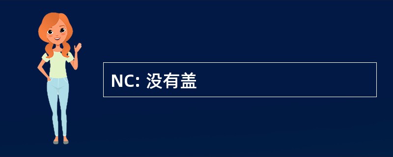 NC: 没有盖