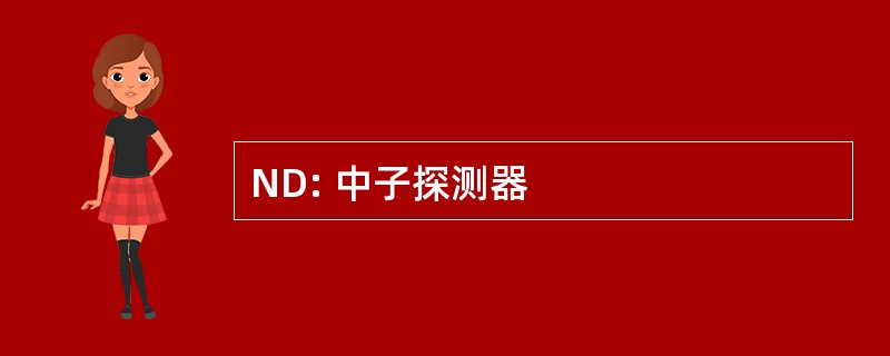 ND: 中子探测器