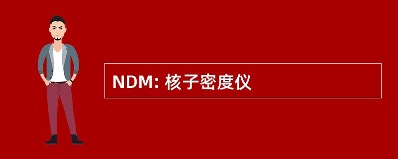 NDM: 核子密度仪