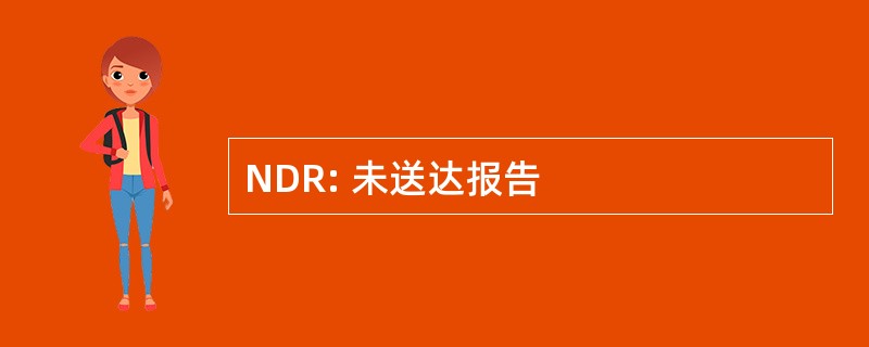 NDR: 未送达报告