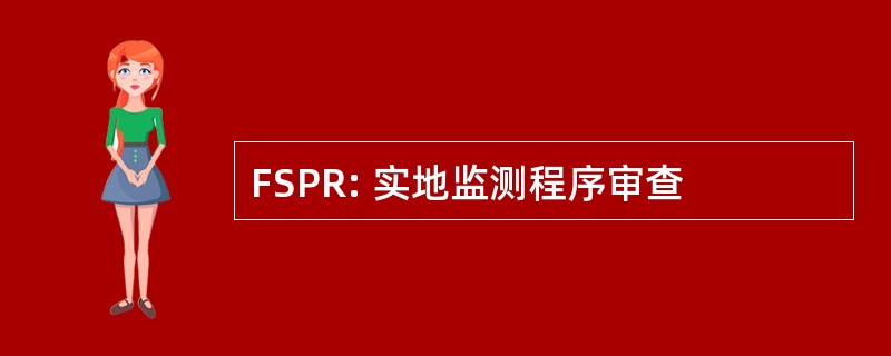 FSPR: 实地监测程序审查