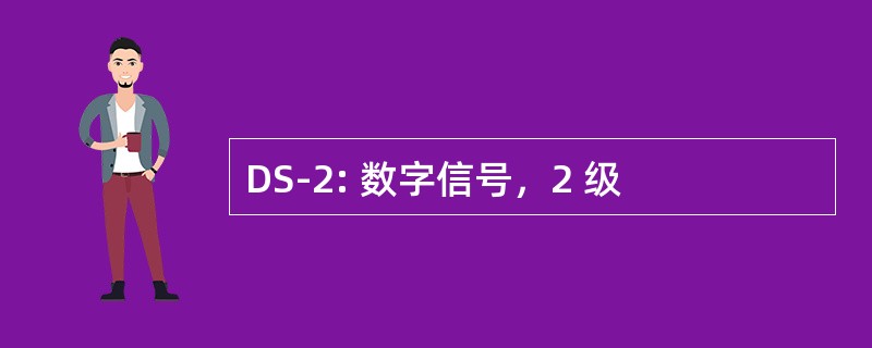 DS-2: 数字信号，2 级