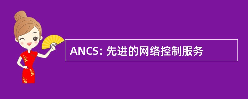 ANCS: 先进的网络控制服务