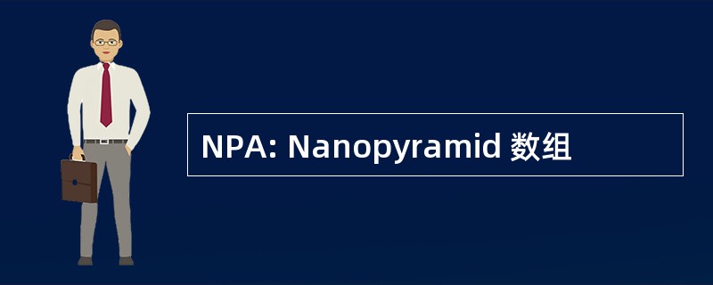 NPA: Nanopyramid 数组