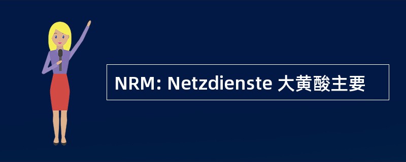 NRM: Netzdienste 大黄酸主要