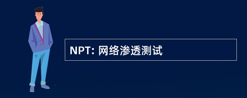 NPT: 网络渗透测试