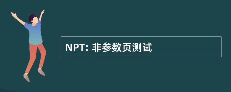 NPT: 非参数页测试