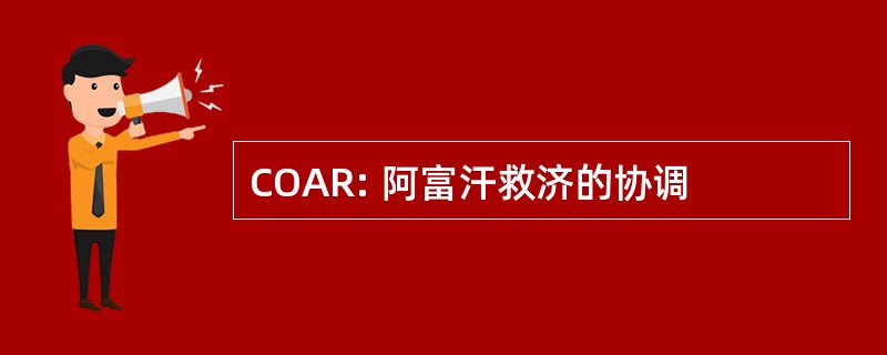 COAR: 阿富汗救济的协调