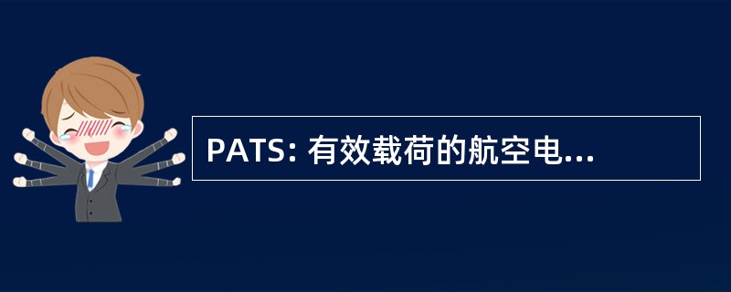 PATS: 有效载荷的航空电子设备测试站