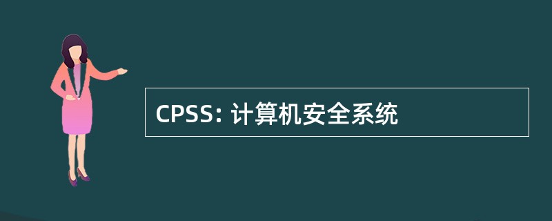 CPSS: 计算机安全系统