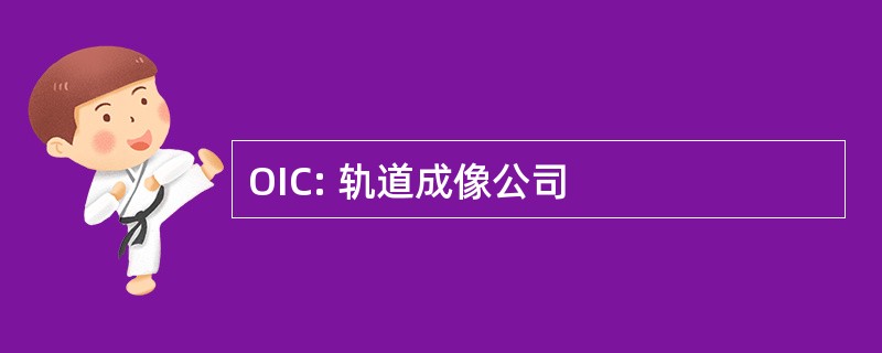 OIC: 轨道成像公司