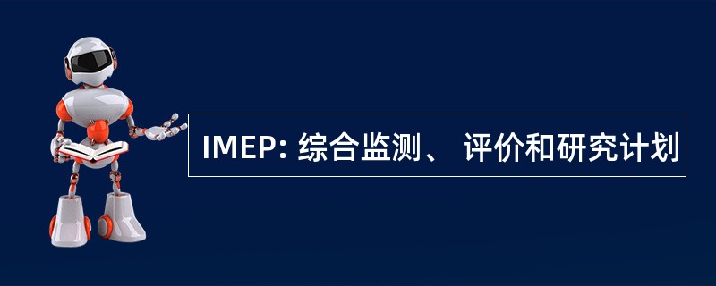 IMEP: 综合监测、 评价和研究计划