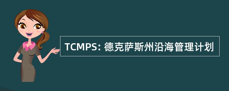 TCMPS: 德克萨斯州沿海管理计划