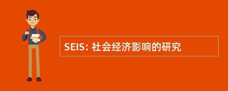 SEIS: 社会经济影响的研究