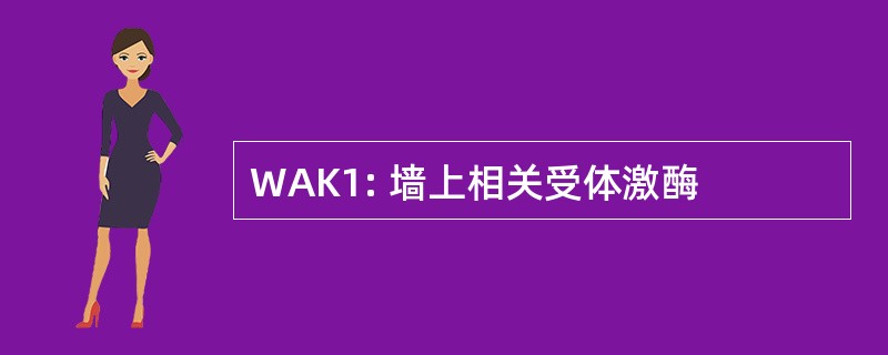 WAK1: 墙上相关受体激酶