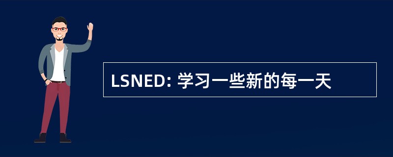 LSNED: 学习一些新的每一天