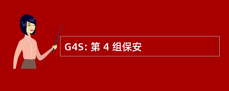 G4S: 第 4 组保安