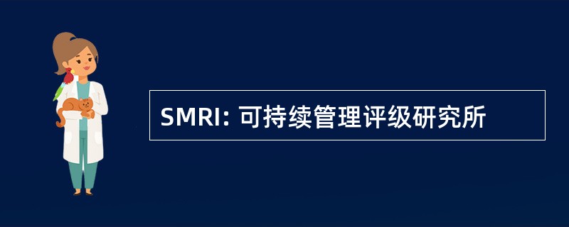 SMRI: 可持续管理评级研究所