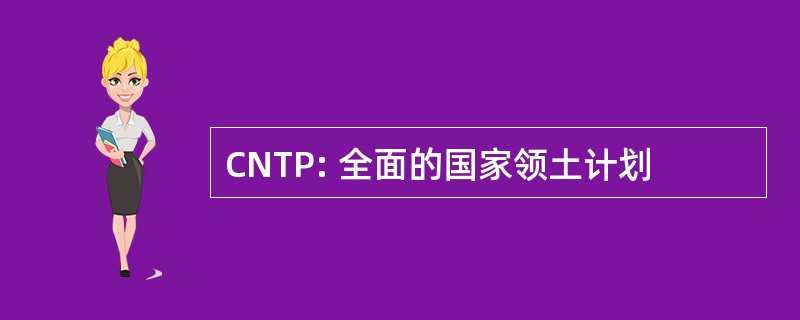 CNTP: 全面的国家领土计划