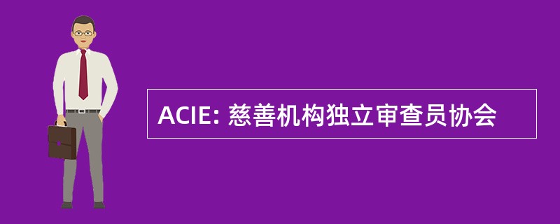 ACIE: 慈善机构独立审查员协会