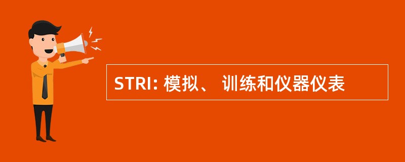 STRI: 模拟、 训练和仪器仪表