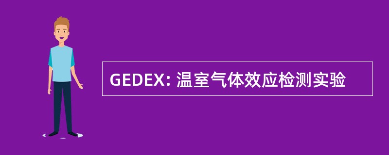 GEDEX: 温室气体效应检测实验